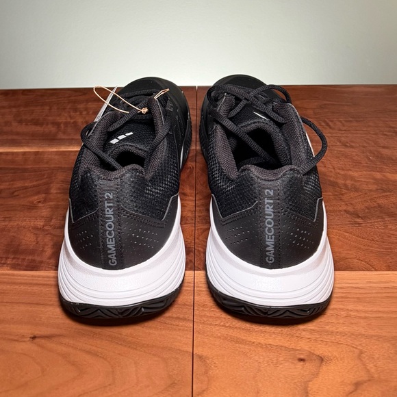 Adidas Men’s Gamecourt 2.0 Black and White Sneakers main image 6